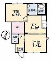 プラセール花華 A棟の間取り画像