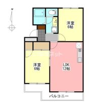 サンハイツK＆KⅡの間取り画像