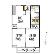 サンフォレスト二重堀Aの間取り画像