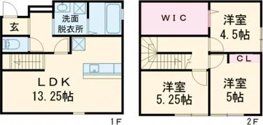 ツ・カーサ Aの間取り画像