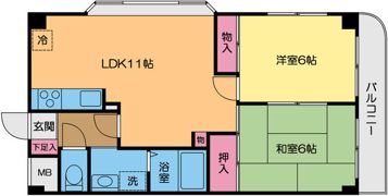 コンフォール鶴川の間取り画像