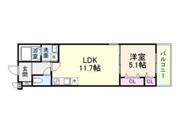 フジパレス 鶴原の間取り画像