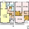 向屋敷A棟の間取り画像