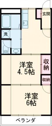 ライフステージ広瀬 京田Ⅰの間取り画像