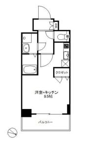 スワンズ神戸三宮イーストの間取り画像