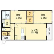 栄蔵弐号館の間取り画像