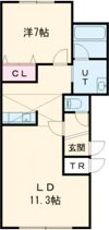 ベル9－21B棟の間取り画像