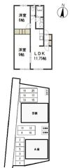 ベルリード平野 Aの間取り画像