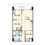 Alivis野田阪神の間取り画像