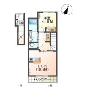 ネオスカイBの間取り画像