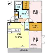 カーサ高善 B棟の間取り画像