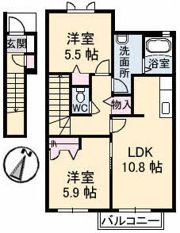 メゾン グリーンガーネットの間取り画像