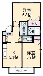 カーサ モンテステラの間取り画像