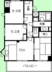 バルミー高須の間取り画像
