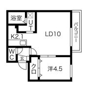 ル シェル発寒南の間取り画像