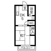 ルセーヌ用賀の間取り画像