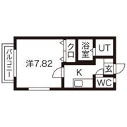 スターディオ エスの間取り画像