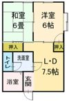 友栄ハイツⅡの間取り画像