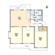 市ヶ谷加賀町アパートF棟の間取り画像