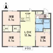 シャーメゾンシャングリラBの間取り画像