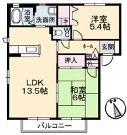 Y’s EBA A棟の間取り画像