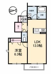 カサベルテ砂子の間取り画像