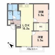エクセルコート B棟の間取り画像
