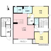 ラ・ルース若宮B棟の間取り画像