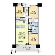 ライオンズ川口幸町グランフォートの間取り画像