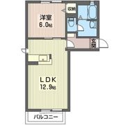 花の音 弐番館の間取り画像