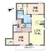 グランド エルサの間取り画像