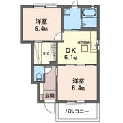 ウイング東城南Cの間取り画像