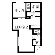 ecoa厚別中央の間取り画像