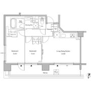 ザ・パークハビオ代々木の間取り画像