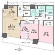 M．M．TOWERS FORESIS‐Lの間取り画像