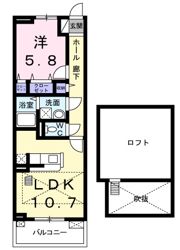 プロムナード神野の間取り画像