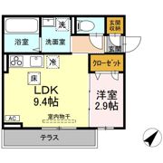 レスア柏崎Ⅰの間取り画像