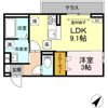 レスア柏崎Ⅰの間取り画像