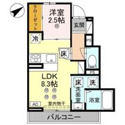 シンボルバーム・ラオムの間取り画像