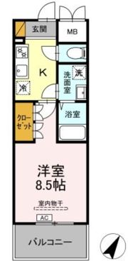 D-ROOM千葉中央の間取り画像