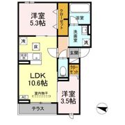 グランメールの間取り画像