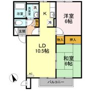 パルテノンロイヤル Bの間取り画像