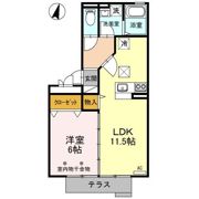 ハーベシアス A/Bの間取り画像