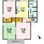 ルピナス風間の間取り画像