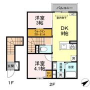 シャルール西の間取り画像
