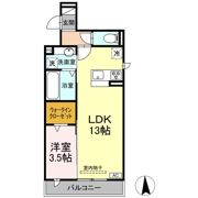バーディー穂積の間取り画像
