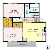 フルハウスK Bの間取り画像