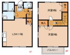グランシャリオ古賀B棟の間取り画像