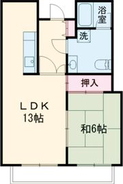 コーポNSの間取り画像