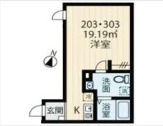 HASAI BUILDING 北千住の間取り画像